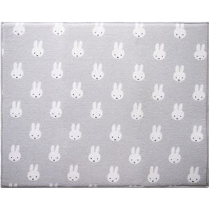 （まとめ） Dick Bruna 吸水水切りマット 約40×50cm 顔だけミッフィー 【×5セット】