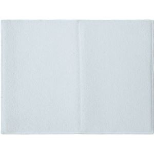 （まとめ） たたんで吊れる吸水水切りマット 約30×40cm ブルー 【×10セット】