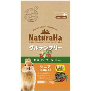 （まとめ）ナチュラハ グルテンフリー ラビットシニア 800g （ペット用品）【×6セット】【代引不可】