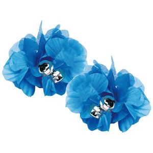 （まとめ） はなのうでわ 小 鈴付 青 （×20セット）