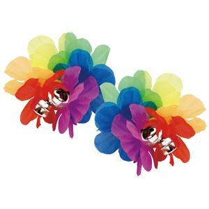 （まとめ） はなのうでわ 小 鈴付 レインボー （×20セット）