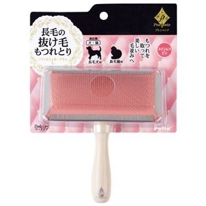 （まとめ） プレシャンテ ソフトスリッカーブラシ L （ペット用品） 【×5セット】