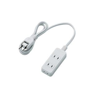 【5個セット】 エレコム スイングプラグタップ/3個口/1m/ホワイト T-S02N-2310WHX5