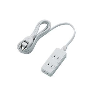 【5個セット】 エレコム スイングプラグタップ/3個口/2m/ホワイト T-S02N-2320WHX5