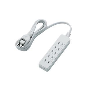 【5個セット】 エレコム スイングプラグタップ/6個口/2m/ホワイト T-S02N-2620WHX5