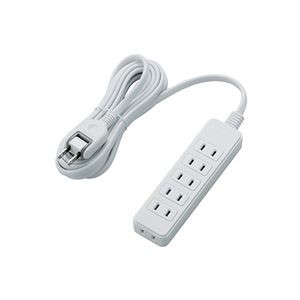 【5個セット】 エレコム スイングプラグタップ/6個口/3m/ホワイト T-S02N-2630WHX5