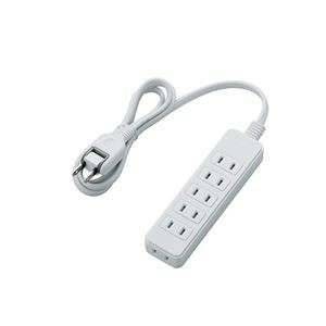 【5個セット】 エレコム シャッタータップ/6個口/1m/ホワイト T-ST02N-2610WHX5