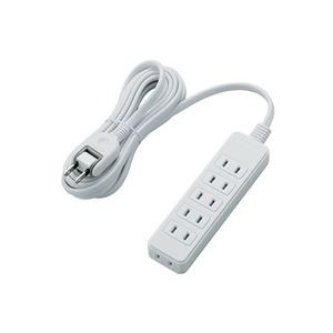 【5個セット】 エレコム シャッタータップ/6個口/3m/ホワイト T-ST02N-2630WHX5
