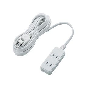 【5個セット】 エレコム シャッタータップ/3個口/5m/ホワイト T-ST02N-2350WHX5