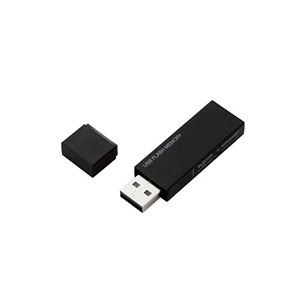 【5個セット】 エレコム USBメモリー/USB2.0対応/セキュリティ機能対応/64GB/ブラック MF-MSU2B64GBKX5