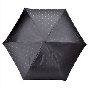 ジャカードドットミニアンブレラ ブラック K20315427