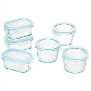 オーブンレンジ対応ロック式保存容器6pcs K20405334