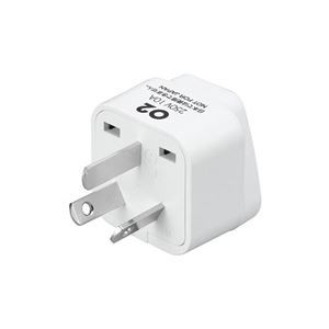 【10個セット】 YAZAWA 海外用電源プラグ O2タイプ KP8X10