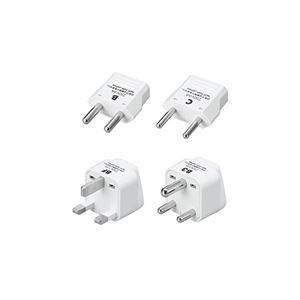 【20個セット(4個×5セット)】 YAZAWA 海外用電源プラグ KPS4X5