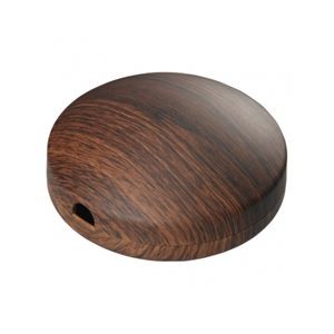 【5個セット】 YAZAWA ペンダントコードリール Φ80mm ダークウッド PCM4DWX5