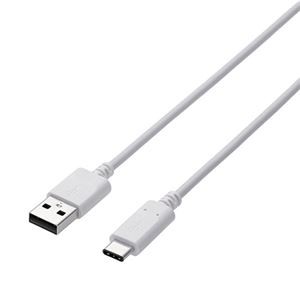 【5個セット】エレコム スマートフォン用USBケーブル/USB(A-C)/認証品/1.5m/ホワイト MPA-AC15NWHX5