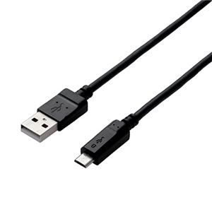 【5個セット】エレコム microUSBケーブル/2A出力/スタンダード/通信・充電/2m/ブラック MPA-AMB2U20BKX5