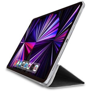 エレコム iPad Pro 11インチ ケース カバー レザー フラップ 背面クリア 2アングル ブラック TB-A21PMWV2BK