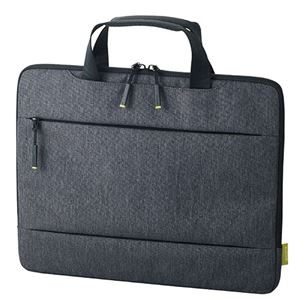 エレコム Surface Laptop 4 インナーバッグ インナーケース 13.5インチ 収納ポケット ハンドル付 ブラック BM-IBMSL2113BK