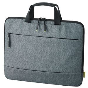 エレコム Surface Laptop 4 インナーバッグ インナーケース 15インチ 収納ポケット ハンドル付 グレー BM-IBMSL2115GY