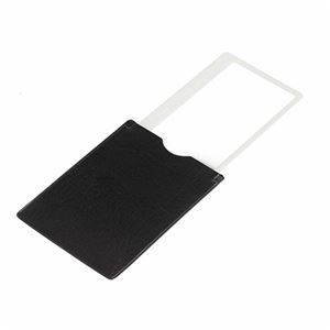 (まとめ) ケンコー・トキナー 極薄シートルーペ3倍 カード型 極薄カード型拡大鏡 ケース一体型ストッパー付き ホワイト KEN403570 【×5セット】