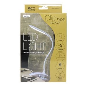 ミヨシ USB LEDライト クリップタイプ ホワイト USL-06/WH