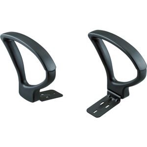 TRUSCO オフィスチェア T-10用肘セット ブラック T-10AR 1組 【チェア別売】