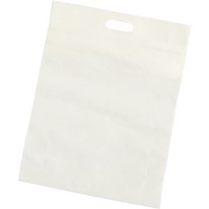 (まとめ) TRUSCO 不織布小判抜き手提げバッグ M ベージュ THKB-M-BG 1パック(10枚) 【×3セット】