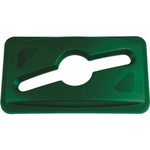 ニューウェル・ラバーメイド・ジャパン スリムジムコンテナ用フタ シングルストリーム方式 グリーン 178837306 1個 【本体別売】