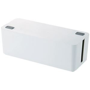 エレコム 燃えにくいケーブルボックス 6個口 ホワイト EKC-BOX001WH 1個