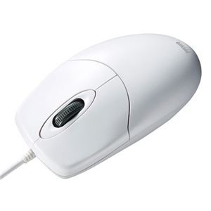 サンワサプライ 静音防水マウス ホワイト MA-IR131BSW 1個