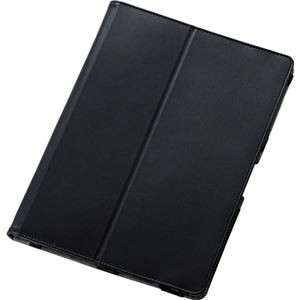 エレコム SurfaceGo2用ソフトレザーカバー/2アングル/抗菌 ブラック TB-MSG20PLFBK 1個