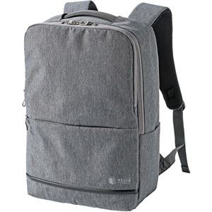 サンワサプライ カジュアルPCバックパック 15.6型ワイド対応 グレー BAG-BP16GY 1個