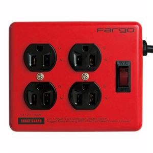 ファーゴ スチールタップ AC4個口 レッド 1.8m PT400RE 1個