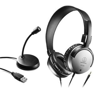 オーディオテクニカ ホームオフィスパック(USBマイクロホン+ヘッドホン) AT9933USB PACK 1個