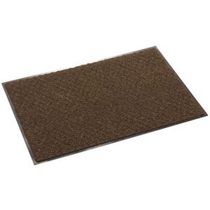 テラモト 雨天用マット ニューリブリード 約600×900mm ブラウン MR-049-340-4 1枚