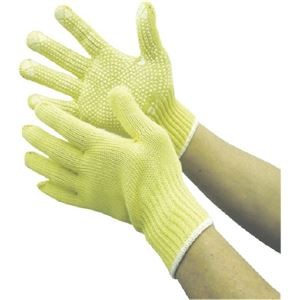 (まとめ) 丸和ケミカル アラミドシリコンすべり止め付き手袋 Lサイズ 4630 1双 【×3セット】