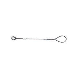 TRUSCO Wスリング Bタイプ 片端シンブル入 6mm×1m GRB-6S1 1本