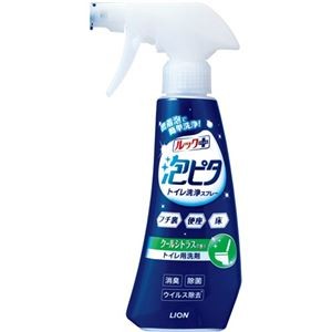 (まとめ) ライオン ルックプラス 泡ピタ トイレ洗浄スプレー クールシトラスの香り 本体 300ml 1本 【×5セット】