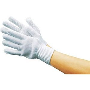 (まとめ) 丸和ケミカル シリコンボツ うす手タイプ 白粒 M 4024-W 1双 【×10セット】