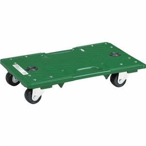 TRUSCO マルチキャリー 連結くんミニ 435×282mm グリーン ゴム車輪 MP-4328G-50 1台 完成品