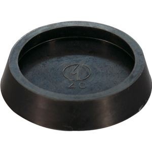 (まとめ) 光 平置きゴム 黒 丸 内径42mm BE-0-402 1個 【×20セット】