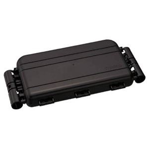 (まとめ) TRUSCO WEEGO こまわりくん兼用ハンドル取付収納ケース ブラック WP-HC-BK 1個 【×3セット】
