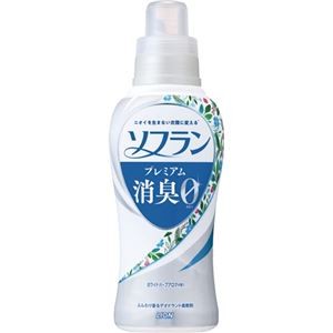 (まとめ) ライオン ソフラン プレミアム消臭 ホワイトハーブアロマの香り 本体 550ml 1本 【×10セット】