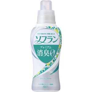 (まとめ) ライオン ソフラン プレミアム消臭 フレッシュグリーンアロマの香り 本体 550ml 1本 【×10セット】