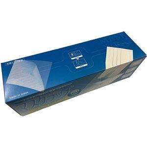 (まとめ) 伏見樹脂 マスクラップ 1箱(100シート) 【×5セット】