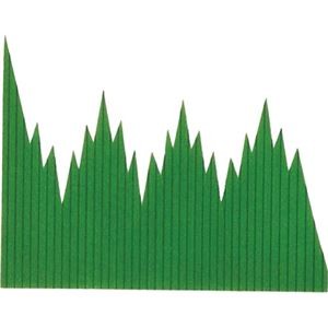 (まとめ) 大黒工業 バラン 山型 小 1パック(1000枚) 【×10セット】