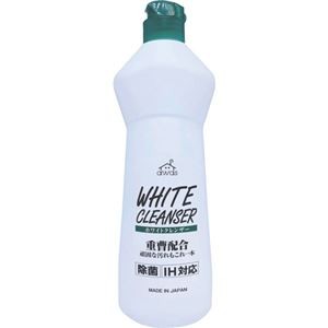(まとめ) ロケット石鹸 awasホワイトクレンザー重曹配合 360g 1本 【×30セット】
