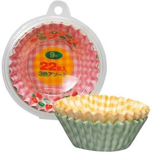 (まとめ) アートナップ おかずケース 9号(3色アソート) CK-08 1セット(220枚：22枚×10パック) 【×3セット】