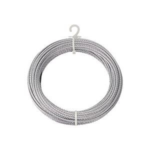 TRUSCO メッキ付ワイヤロープ Φ4mm×30m CWM-4S30 1本